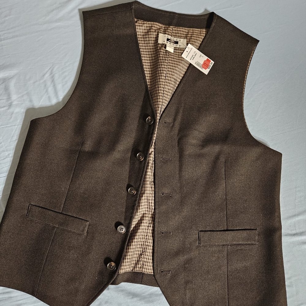 Mens brown vest